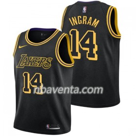 Camiseta Hombre Los Angeles Lakers Brandon Ingram 14 Nike City Edition Swingman